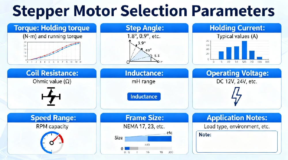 Stepper Motor Selection Parameters: 7 Key Factors You Must Know