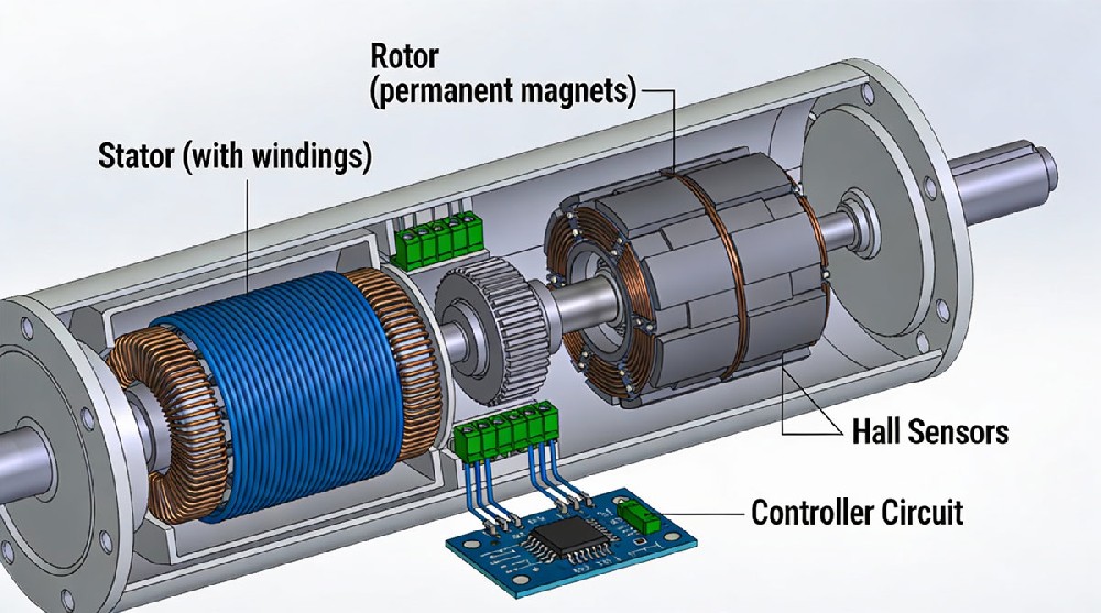 Introduction to Brushless DC Motors: Powerful Working Principles & Applications