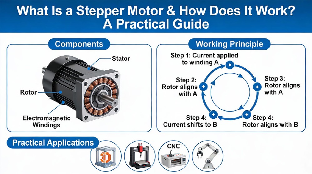 What Is a Stepper Motor & How Does It Work? A Practical Guide