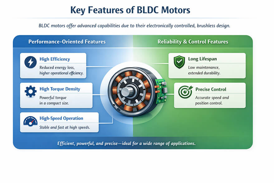Key Features of BLDC Motors